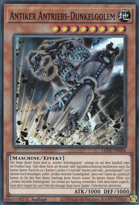 Antiker Antriebs-Dunkelgolem LEDE-DE006 Super Rare Deutsch