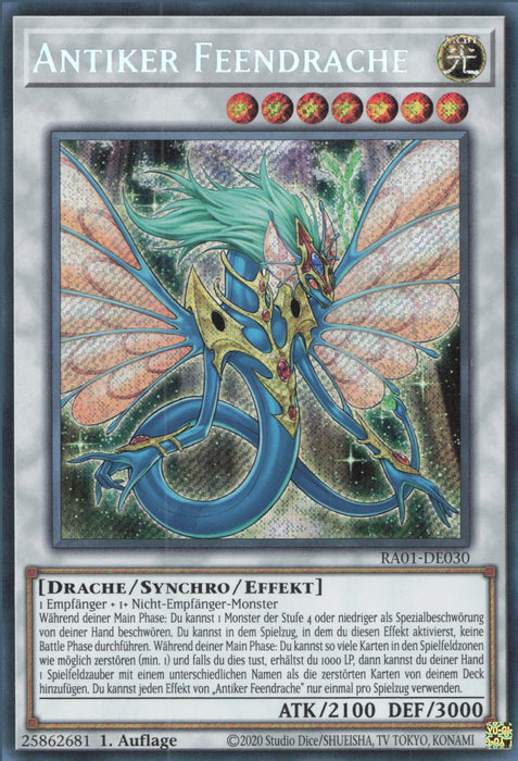 Antiker Feendrache (V.3) RA01-DE030 Secret Rare