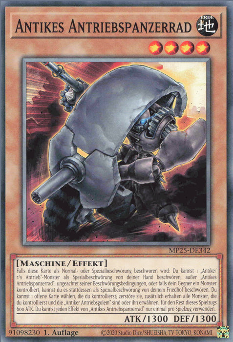 Antikes Antriebspanzerrad MP25-DE342 Common Deutsch