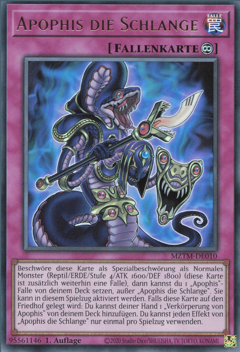 Apophis die Schlange MZTM-DE010 Ultra Rare Deutsch