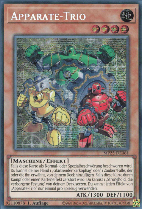 Apparate-Trio MP25-DE061 Secret Rare Deutsch