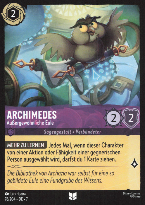Archimedes - Außergewöhnliche Eule 7ARI-076 Uncommon Deutsch