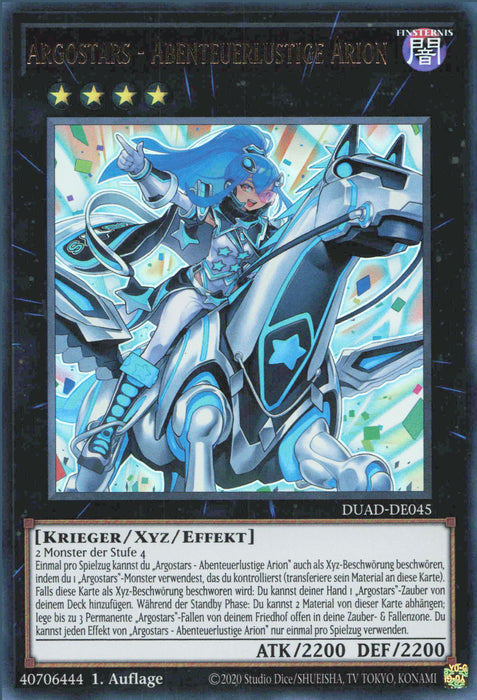 Argostars - Abenteuerlustige Arion DUAD-DE045 Ultra Rare Deutsch