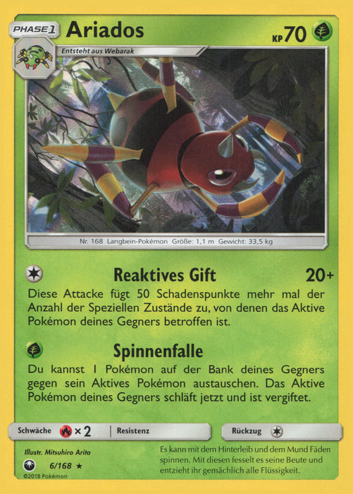 Ariados CES-6 Holo Rare Deutsch