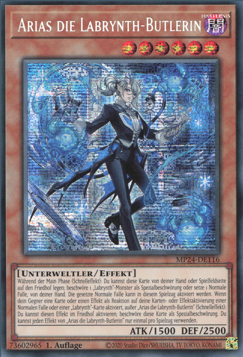 Arias die Labrynth-Butlerin MP24-DE116 Secret Rare Deutsch