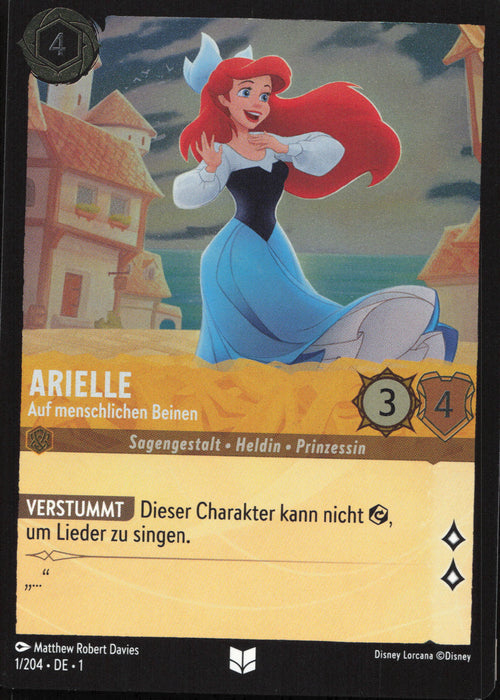 Arielle - Auf menschlichen Beinen 1TFC-001 Uncommon Deutsch