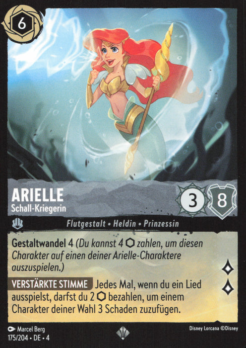 Arielle - Schall-Kriegerin (V.1) 4URS-175 Super Rare Deutsch