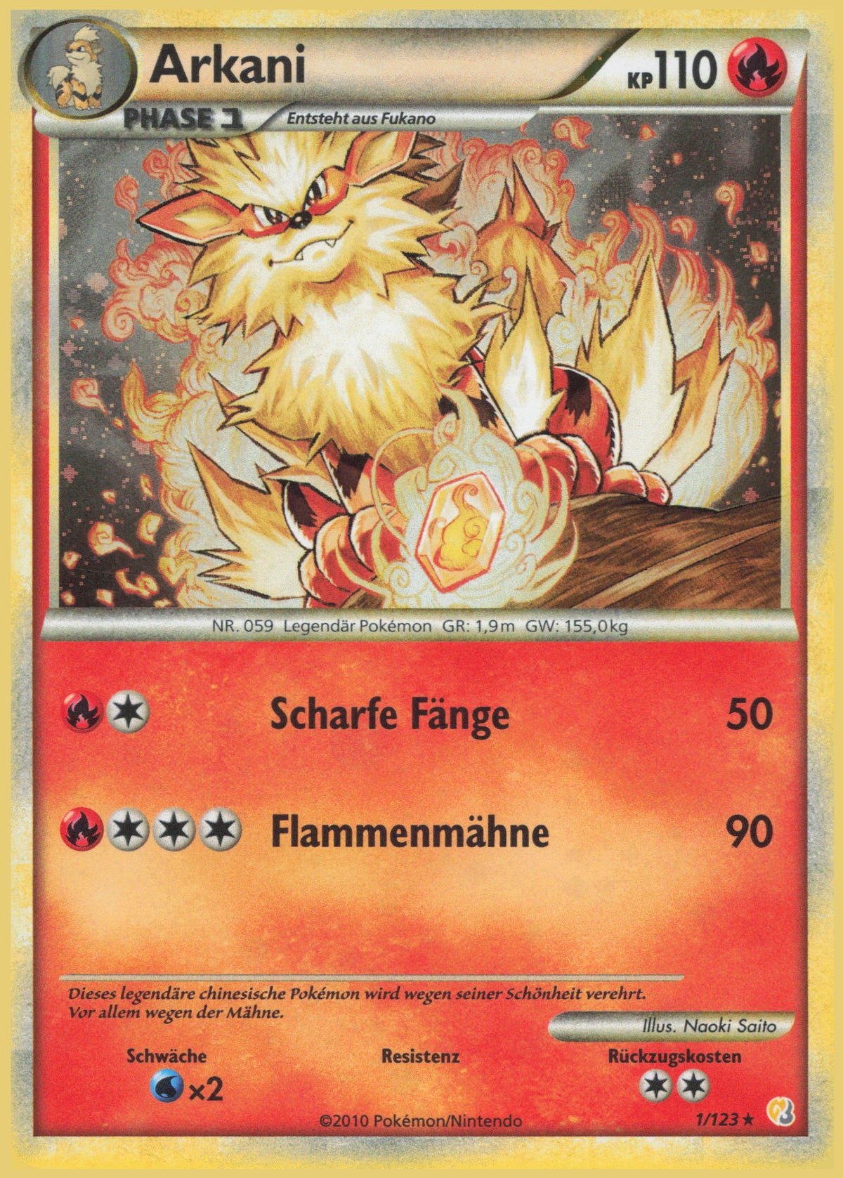 Pokémon Arkani HS-1 Holo Rare Deutsch kaufen — ReCollectibles