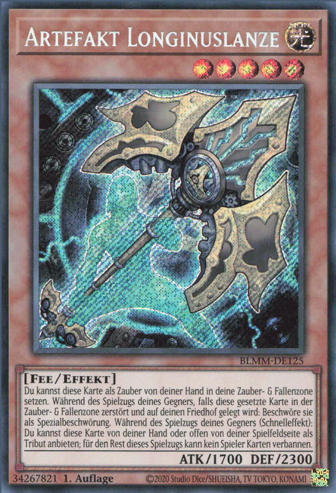 Artefakt Longinuslanze BLMM-DE125 Secret Rare Deutsch
