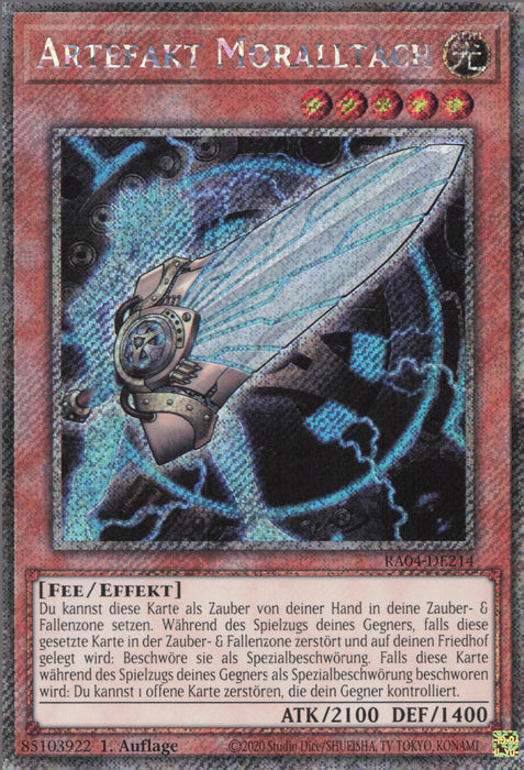 Artefakt Moralltach (V.1) RA04-DE214 Platinum Secret Rare Deutsch