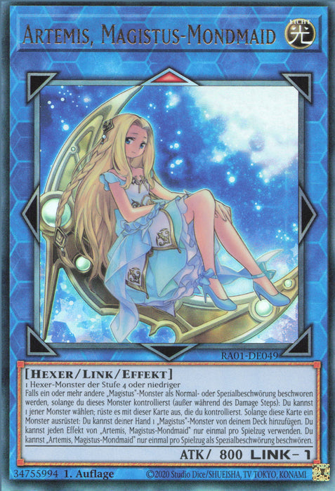 Artemis, Magistus-Mondmaid (V.7) RA01-DE049 Ultimate Rare