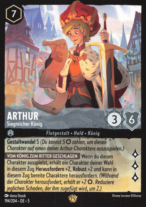 Arthur - Siegreicher König (V.1) 5SSK-194 Legendary Deutsch