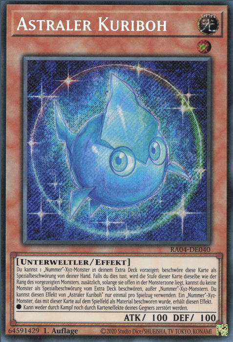Astraler Kuriboh (V.3) RA04-DE040 Secret Rare Deutsch
