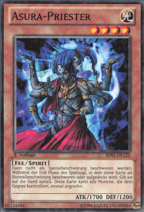 Asura-Priester (V.2) BP01-DE125 Starfoil Rare Deutsch