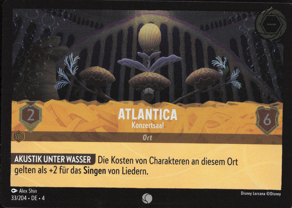 Atlantica - Konzertsaal 4URS-033 Common Deutsch