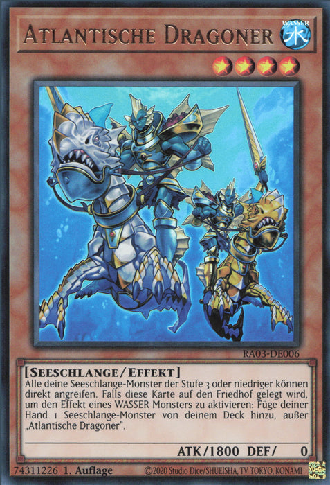 Atlantische Dragoner (V.2) RA03-DE006 Ultra Rare Deutsch