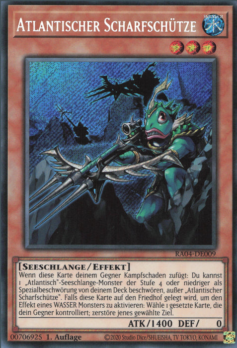 Atlantischer Scharfschütze (V.3) RA04-DE009 Secret Rare Deutsch