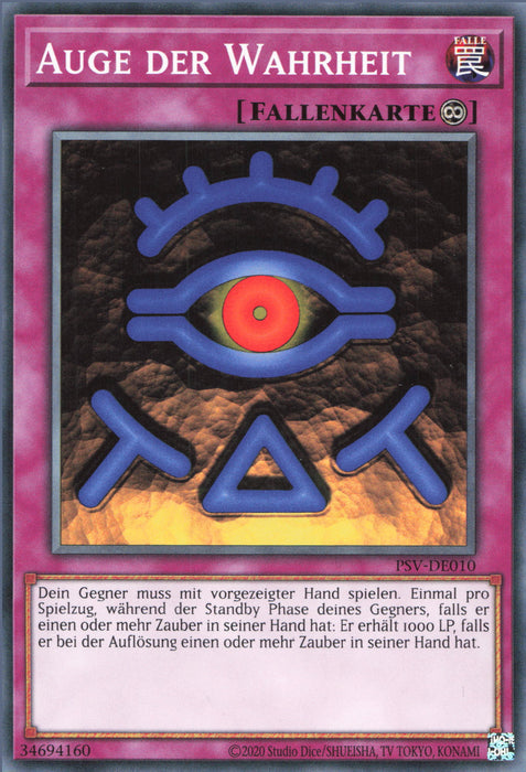 Auge der Wahrheit PSV-25TH-DE010 Common Deutsch