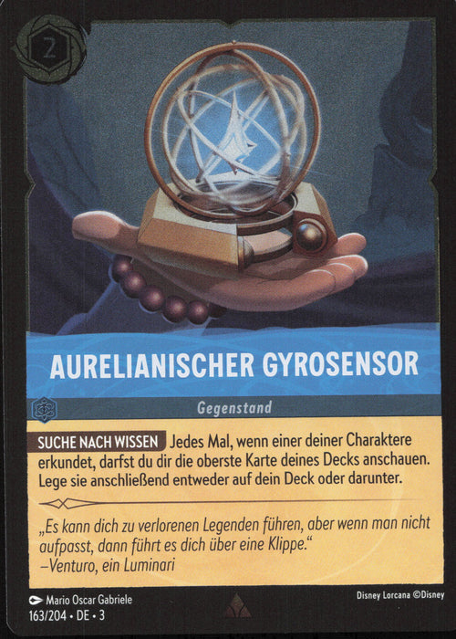 Aurelianischer Gyrosensor 3INK-163 Rare Deutsch
