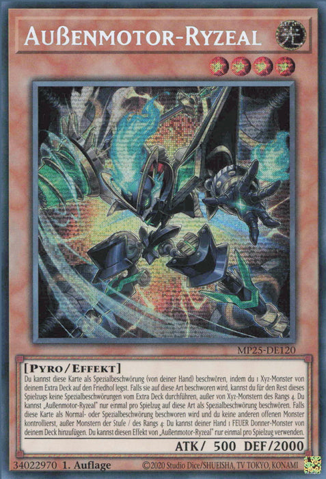 Außenmotor-Ryzeal MP25-DE120 Secret Rare Deutsch