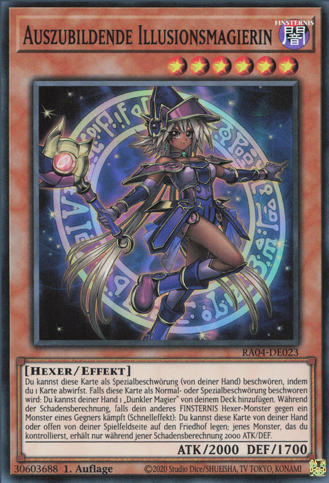 Auszubildende Illusionsmagierin (V.1) RA04-DE023 Super Rare Deutsch