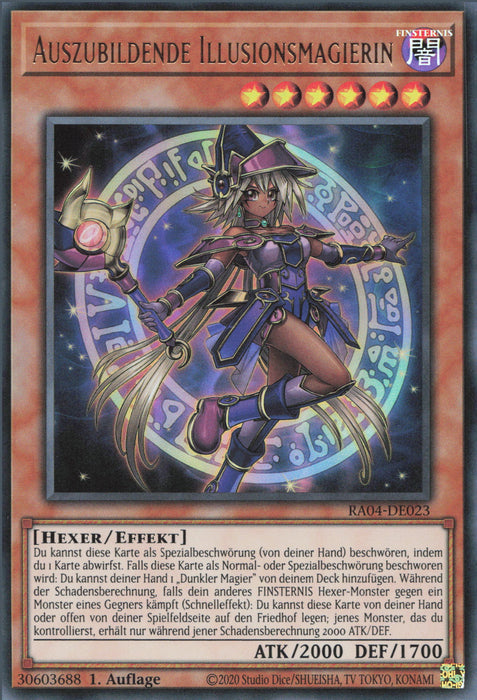 Auszubildende Illusionsmagierin (V.2) RA04-DE023 Ultra Rare Deutsch