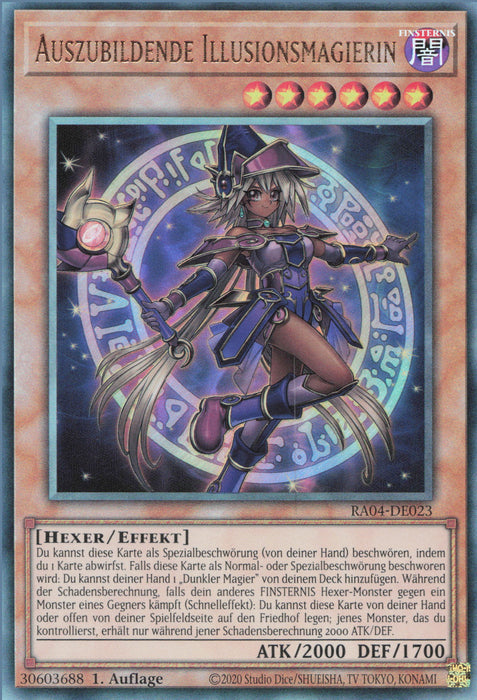 Auszubildende Illusionsmagierin (V.3) RA04-DE023 Secret Rare Deutsch