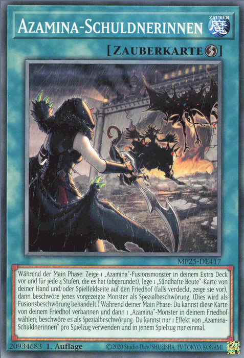 Azamina-Schuldnerinnen MP25-DE417 Common Deutsch