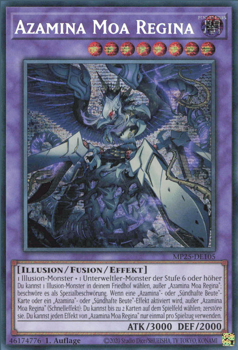 Azamina Moa Regina MP25-DE105 Secret Rare Deutsch