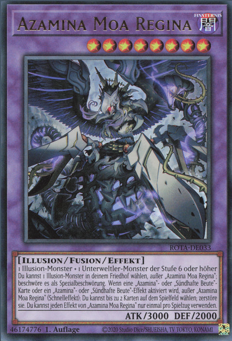 Azamina Moa Regina (V.1) ROTA-DE033 Ultra Rare Deutsch