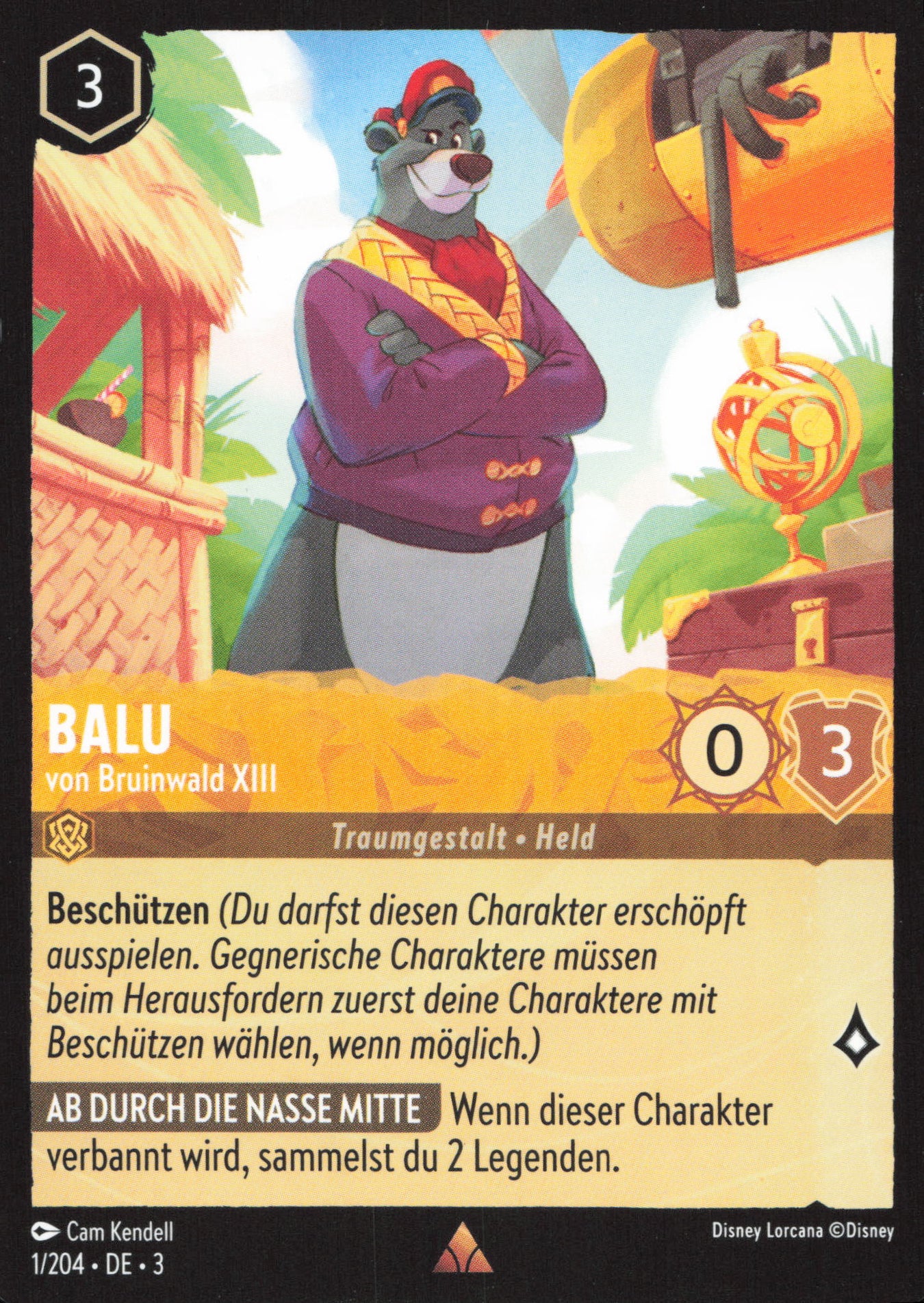 Alle Balu Charakterkarten in Disney Lorcana