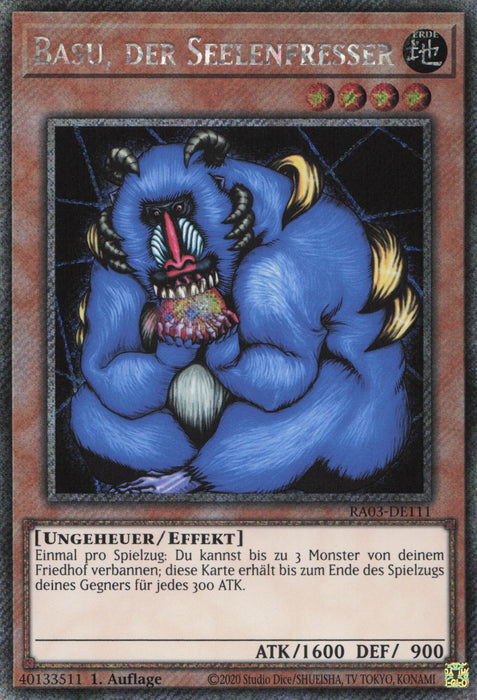 Basu, der Seelenfresser (V.1) RA03-DE111 Platinum Secret Rare Deutsch