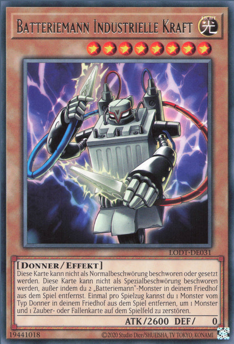 Batteriemann Industrielle Kraft (V.2) LODT-DE031 Rare Deutsch