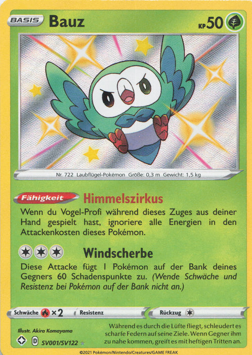 Bauz SHF-SV1 Secret Rare Deutsch