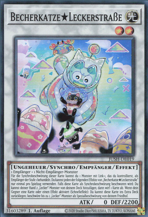 Becherkatze☆Leckerstraße (V.2) JUSH-DE019 Super Rare Deutsch