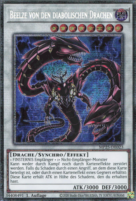 Beelze von den diabolischen Drachen MP25-DE023 Starlight Rare Deutsch