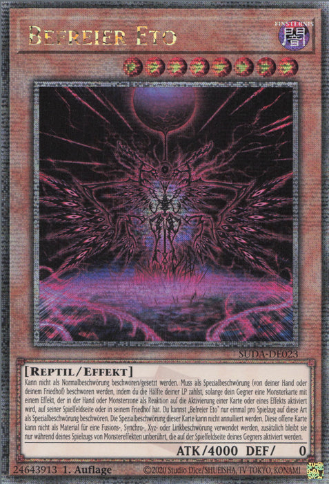 Befreier Eto (V.2) SUDA-DE023 Quarter Century Secret Rare Deutsch