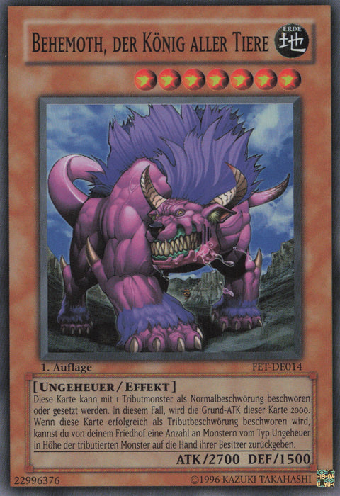 Behemoth, der König aller Tiere (V.1) FET-DE014 Super Rare