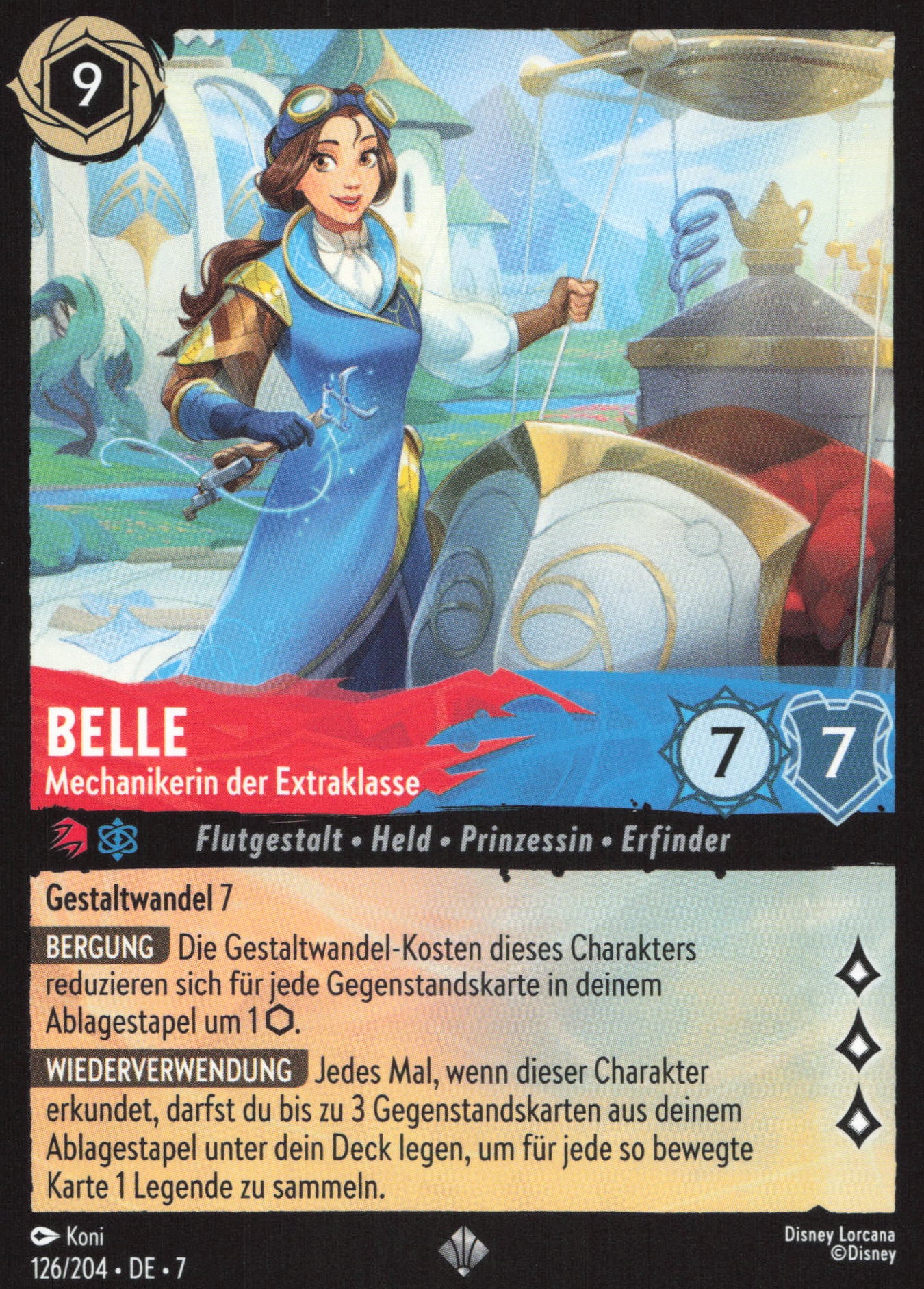 Alle Belle Charakterkarten in Disney Lorcana