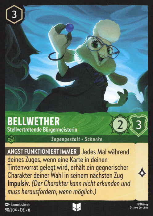 Bellwether - Stellvertretende Bürgermeisterin 6AZS-090 Uncommon Deutsch