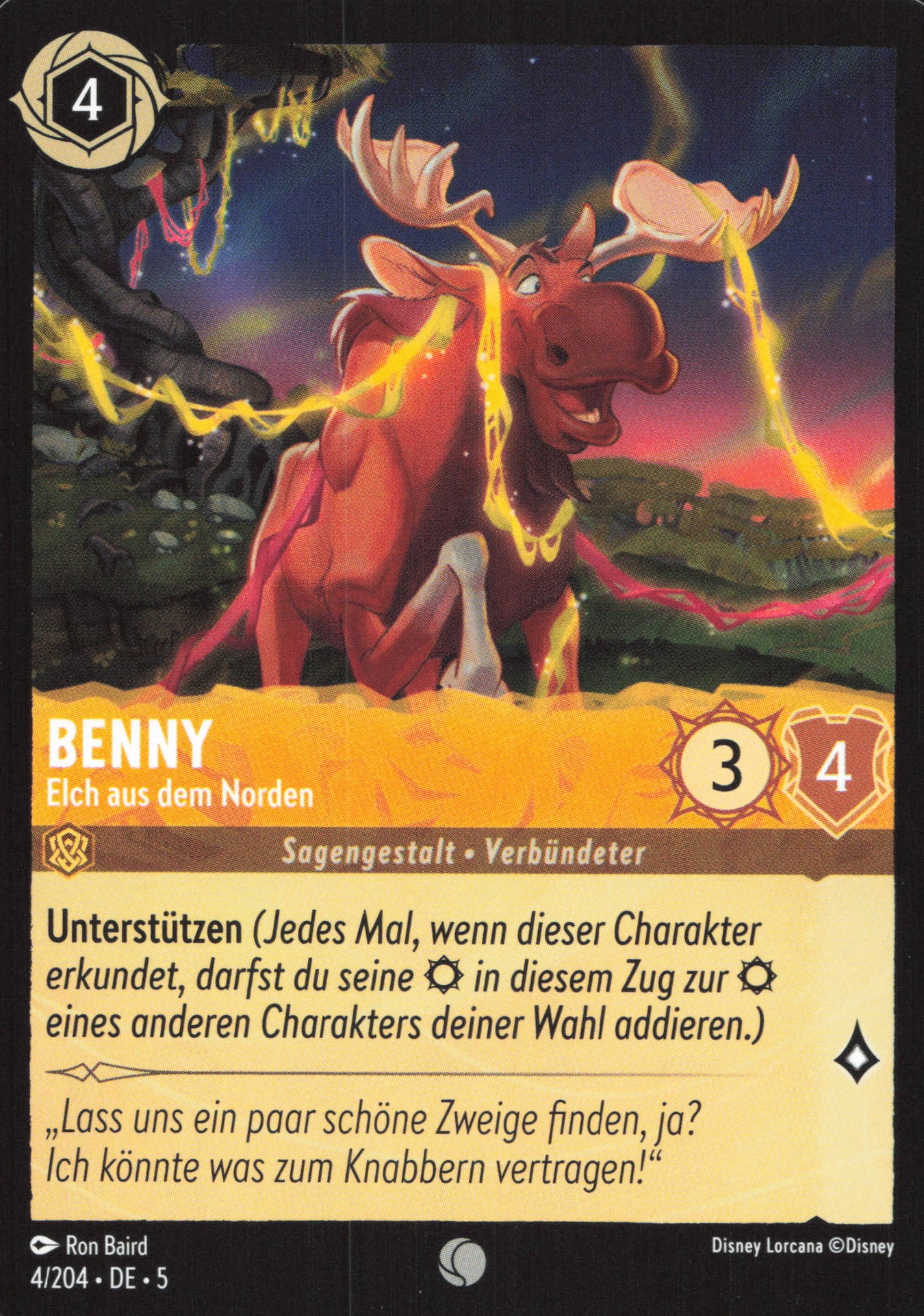 Alle Benny Charakterkarten in Disney Lorcana