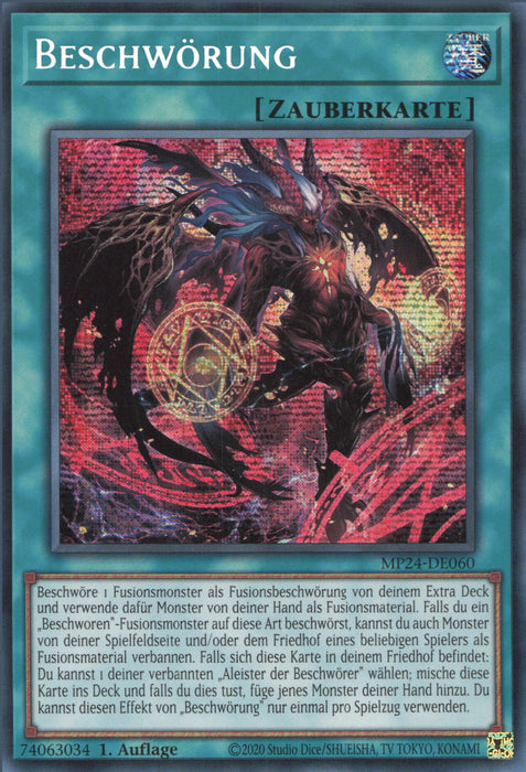 Beschwörung MP24-DE060 Secret Rare Deutsch