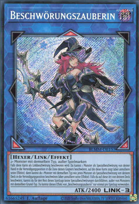 Beschwörungszauberin BLMM-DE157 Secret Rare Deutsch