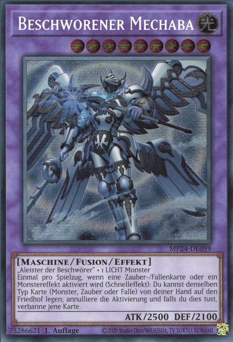 Beschworener Mechaba MP24-DE059 Secret Rare Deutsch