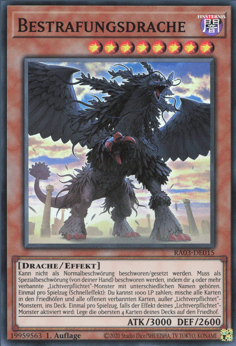 Bestrafungsdrache (V.1) RA03-DE015 Super Rare Deutsch
