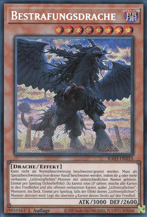 Bestrafungsdrache (V.3) RA03-DE015 Secret Rare Deutsch