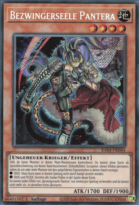 Bezwingerseele Pantera (V.3) RA04-DE044 Secret Rare Deutsch