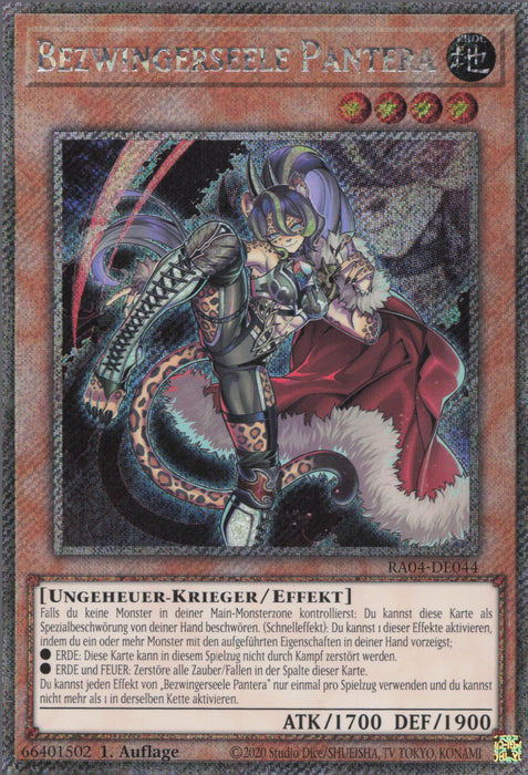 Bezwingerseele Pantera (V.4) RA04-DE044 Platinum Secret Rare Deutsch