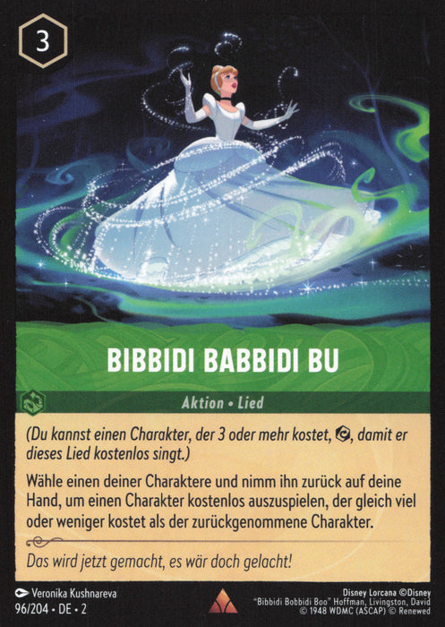 Bibbidi Babbidi Bu 2ROF-096 Rare Deutsch