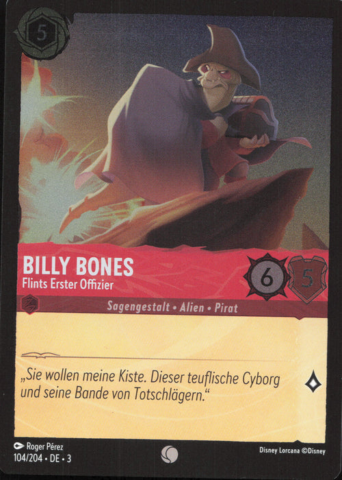 Billy Bones - Flints Erster Offizier 3INK-104 Common Deutsch